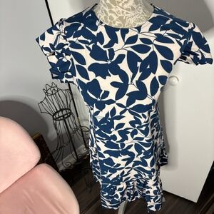 Floral Blue and White Women's  Dress Khol's 2 For $10
